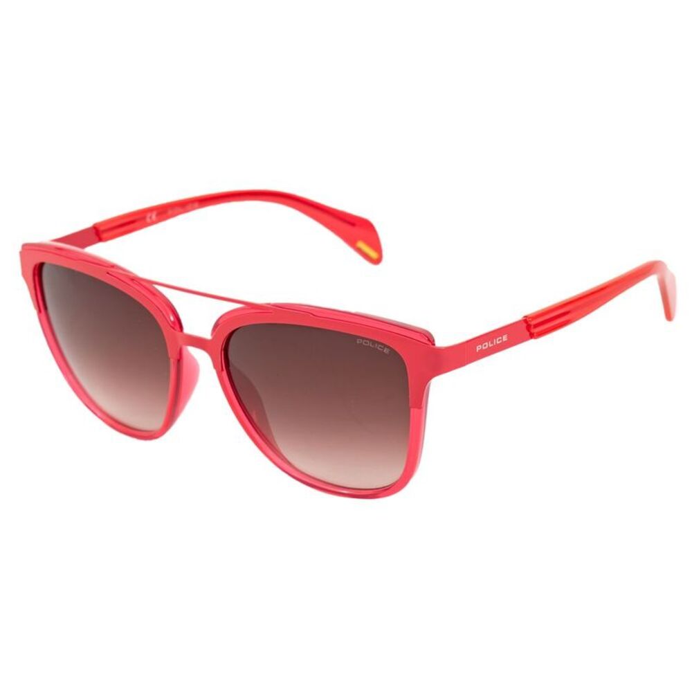 Police PL921J Red unglae Women Orange Sunglasses